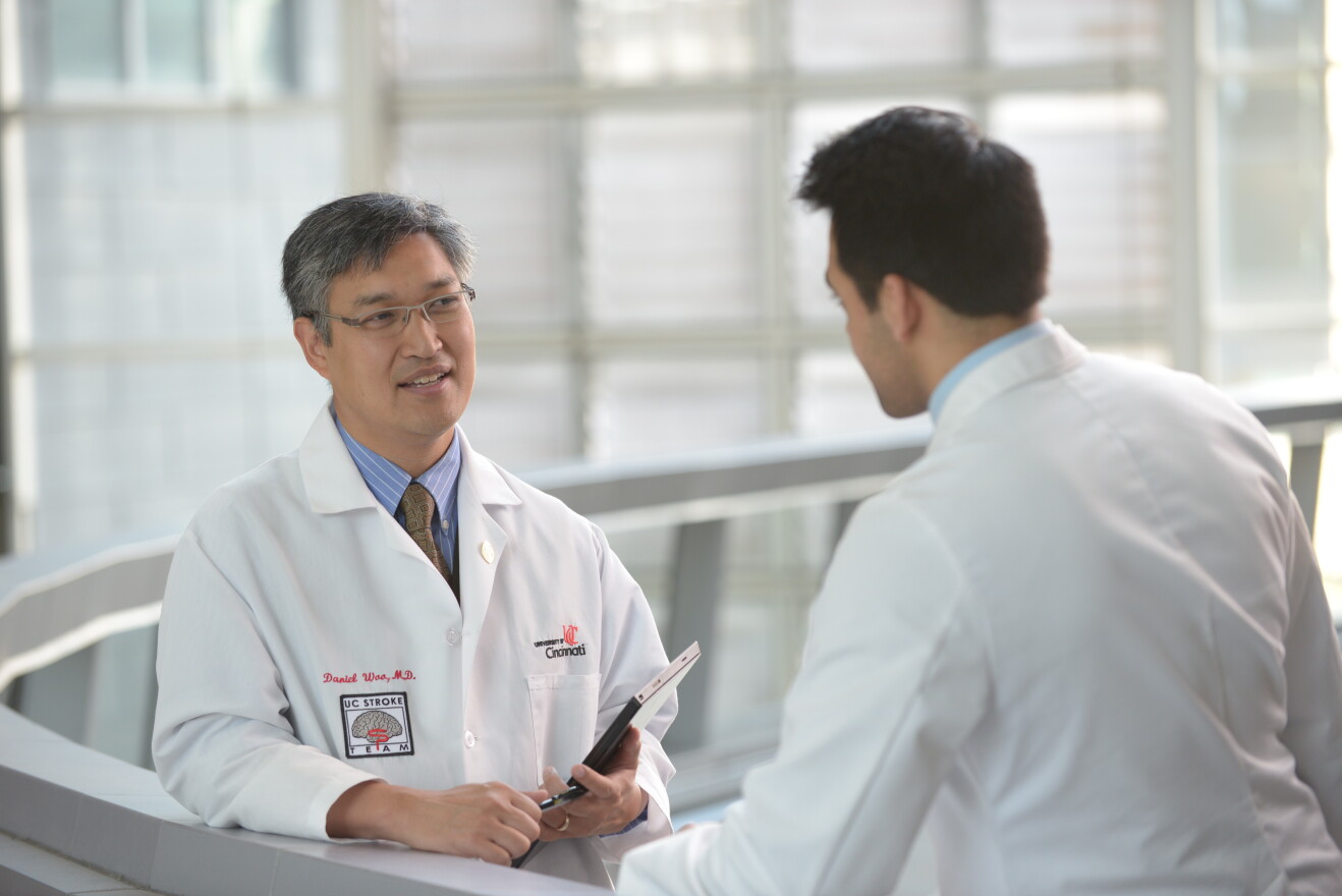 Dr. Daniel Woo is author of a new study suggesting young black and Latino patients may experience better outcomes than whites following hemorrhagic stroke.